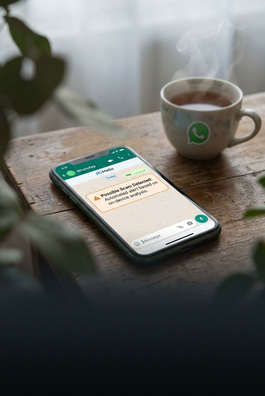 WhatsApp'ın Yeni Dolandırıcılık Uyarısı Cihazda Çalışıyor