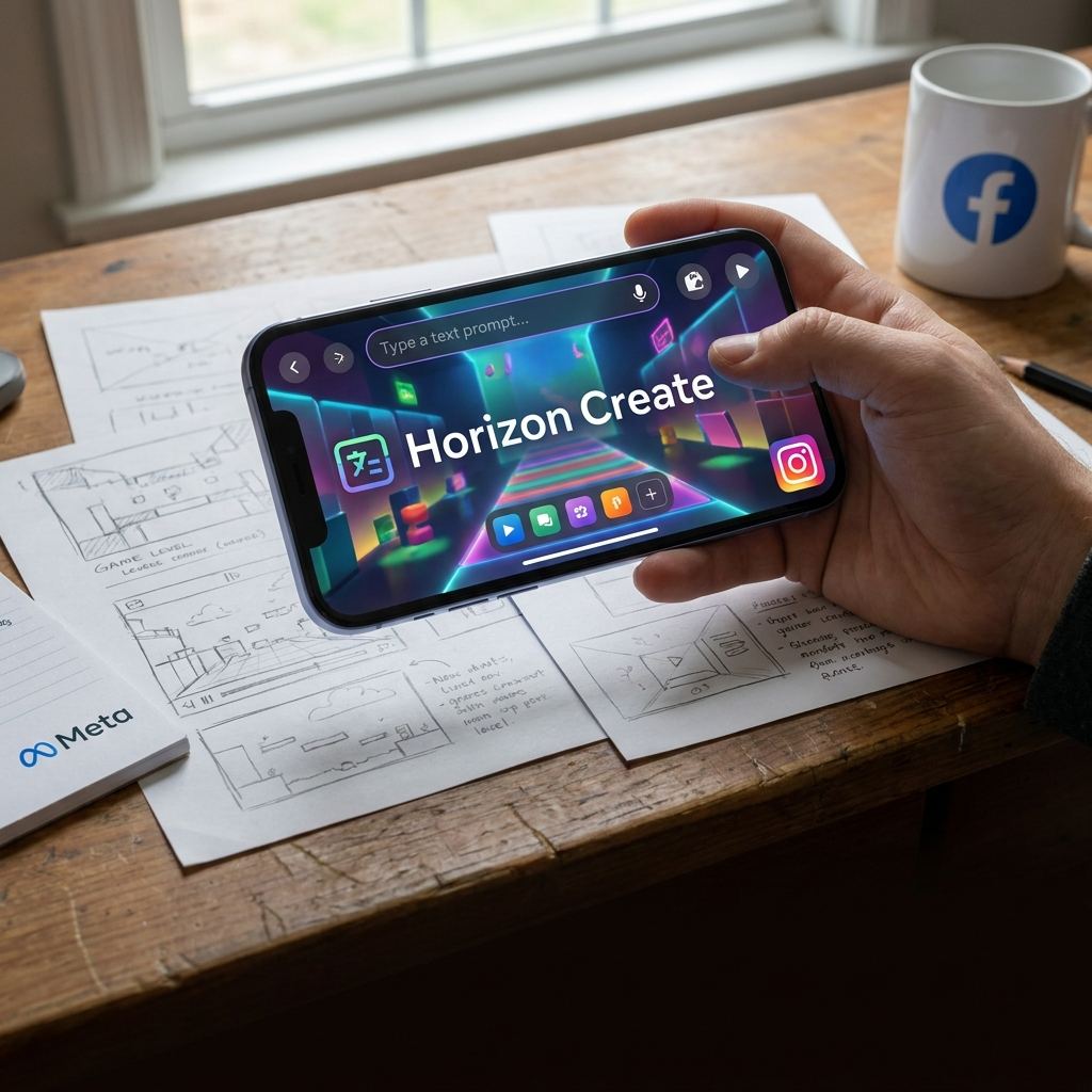 Meta, AI ile oyun yapımını telefona taşıyor: Horizon Create ve Studio