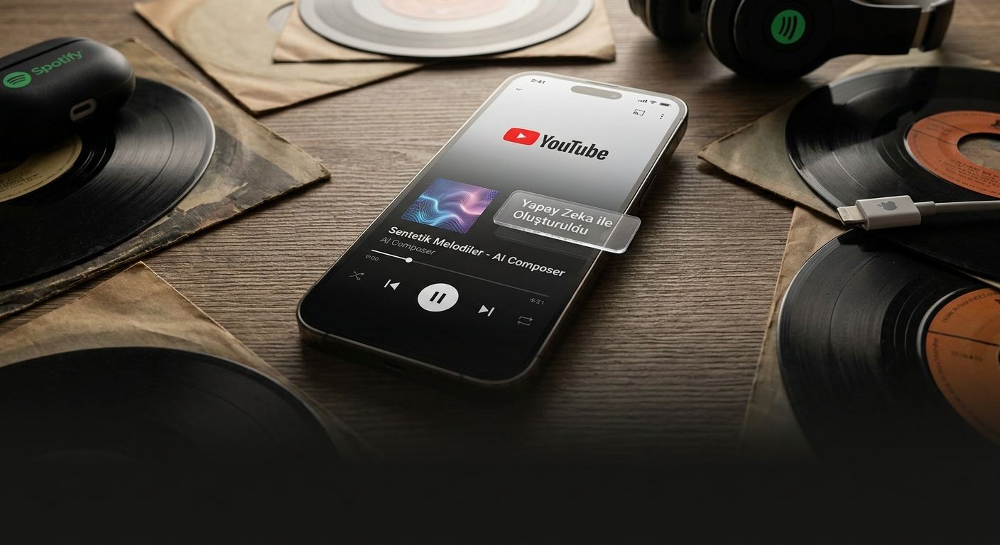 YouTube Music'te Yapay Zeka Etiketi: Dinleyici Şeffaflığı Yeni Bir Boyut Kazanıyor